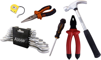 

Asraw Hand Tool Kit(14 Tools), Multicolor