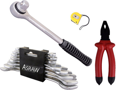 

Asraw Hand Tool Kit(12 Tools), Multicolor