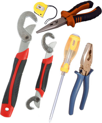 

Asraw Hand Tool Kit(6 Tools), Multicolor