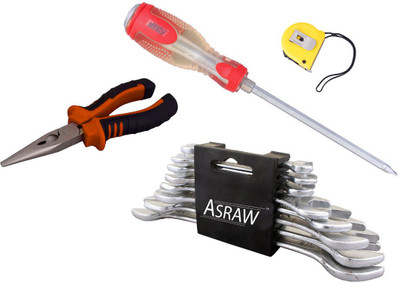 

Asraw Hand Tool Kit(12 Tools), Multicolor