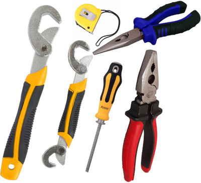 

Asraw Hand Tool Kit(6 Tools), Multicolor