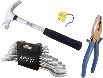 

Asraw Hand Tool Kit(12 Tools), Multicolor