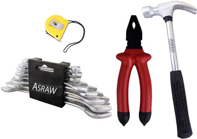 

Asraw Hand Tool Kit(12 Tools), Multicolor