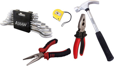 

Asraw Hand Tool Kit(13 Tools), Multicolor
