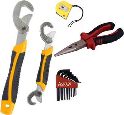 

Asraw Hand Tool Kit(5 Tools), Multicolor