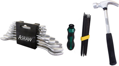 

Asraw Hand Tool Kit(11 Tools), Multicolor