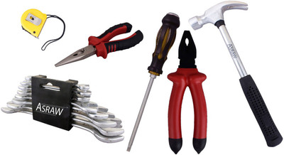 

Asraw Hand Tool Kit(14 Tools), Multicolor