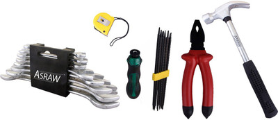 

Asraw Hand Tool Kit(13 Tools), Multicolor