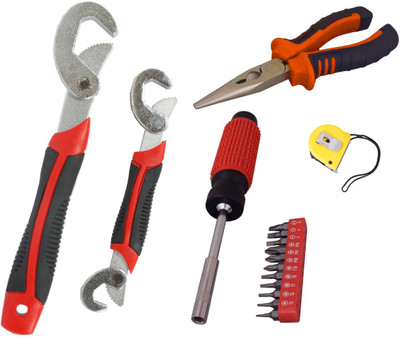 

Asraw Hand Tool Kit(5 Tools), Multicolor