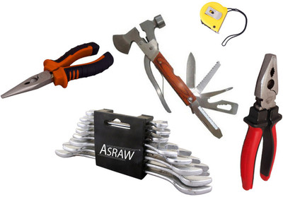 

Asraw Hand Tool Kit(13 Tools), Multicolor