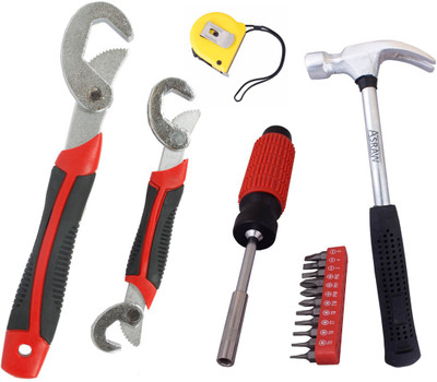 Asraw Hand Tool Kit(5 Tools), Multicolor