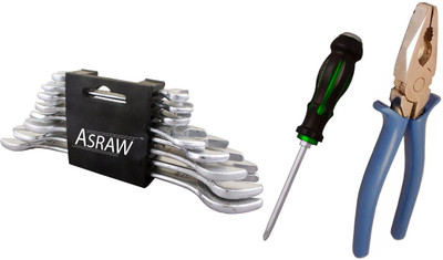 

Asraw Hand Tool Kit(11 Tools), Multicolor
