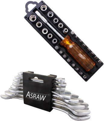 

Asraw Hand Tool Kit(10 Tools), Multicolor