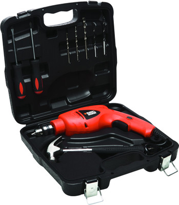 

Black & Decker Power & Hand Tool Kit(9 Tools), Black;red