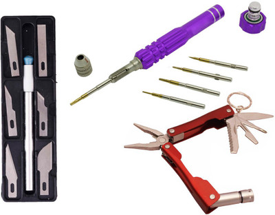 Asraw Hand Tool Kit(3 Tools), Purple