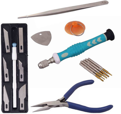 

Asraw Hand Tool Kit(6 Tools), Blue