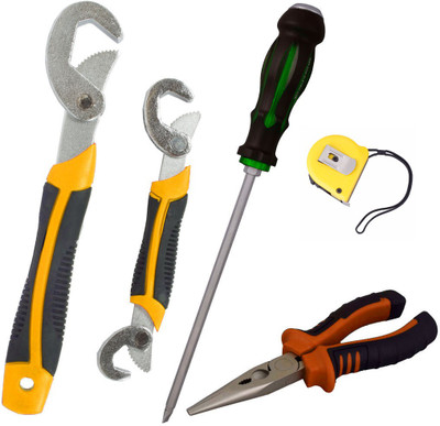 

Asraw Hand Tool Kit(5 Tools), Multicolor