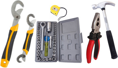 

Asraw Hand Tool Kit(6 Tools), Multicolor