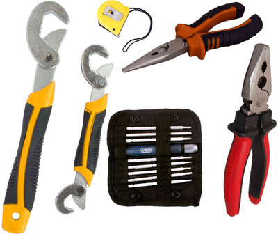 

Asraw Hand Tool Kit(6 Tools), Multicolor