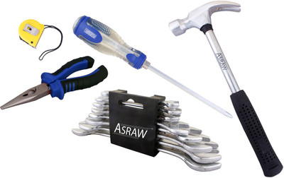 

Asraw Hand Tool Kit(13 Tools), Multicolor