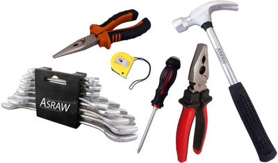

Asraw Hand Tool Kit(14 Tools), Multicolor