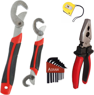 

Asraw Hand Tool Kit(5 Tools), Multicolor