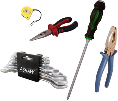 

Asraw Hand Tool Kit(13 Tools), Multicolor