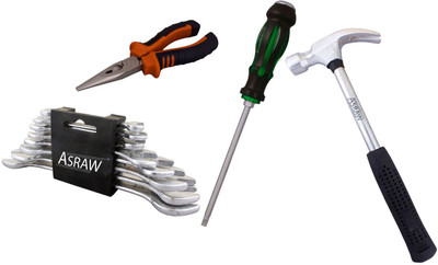 

Asraw Hand Tool Kit(12 Tools), Multicolor