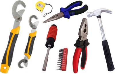 

Asraw Hand Tool Kit(7 Tools), Multicolor
