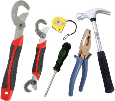 

Asraw Hand Tool Kit(6 Tools), Multicolor