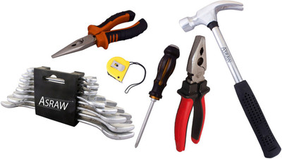 

Asraw Hand Tool Kit(14 Tools), Multicolor
