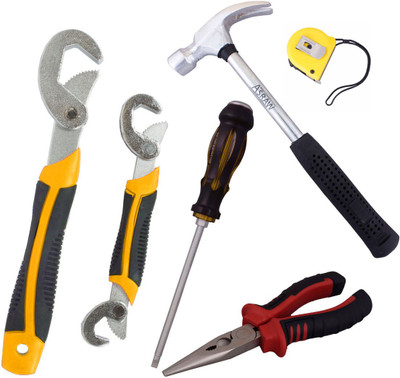 

Asraw Hand Tool Kit(6 Tools), Multicolor