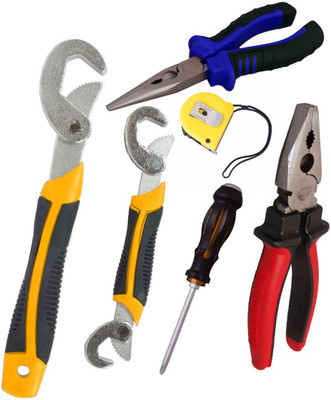 

Asraw Hand Tool Kit(6 Tools), Multicolor