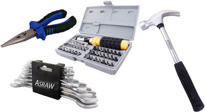 

Asraw Hand Tool Kit(12 Tools), Multicolor