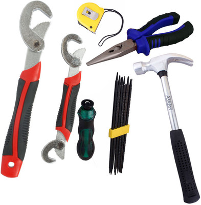 

Asraw Hand Tool Kit(6 Tools), Multicolor