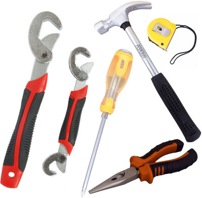 

Asraw Hand Tool Kit(6 Tools), Multicolor