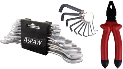 

Asraw Hand Tool Kit(11 Tools), Multicolor