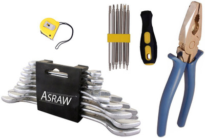 

Asraw Hand Tool Kit(12 Tools), Multicolor