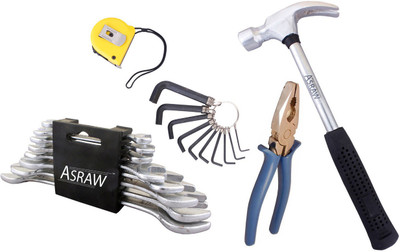 

Asraw Hand Tool Kit(13 Tools), Multicolor
