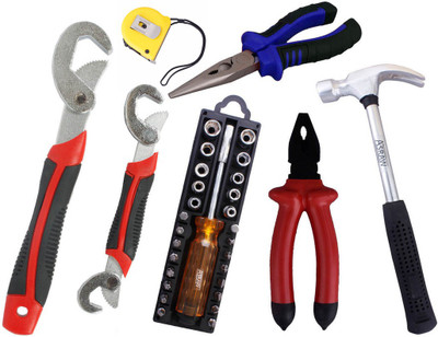 

Asraw Hand Tool Kit(7 Tools), Multicolor