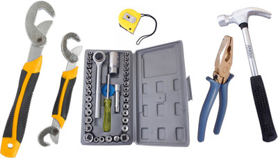 

Asraw Hand Tool Kit(6 Tools), Multicolor