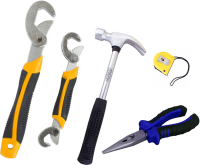 

Asraw Hand Tool Kit(5 Tools), Multicolor