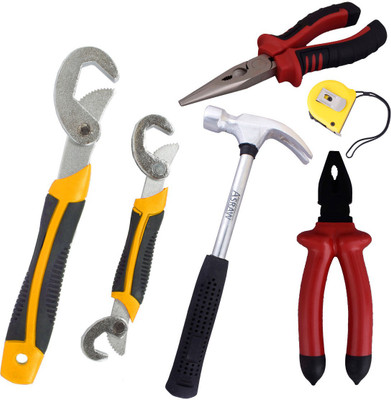 

Asraw Hand Tool Kit(6 Tools), Multicolor