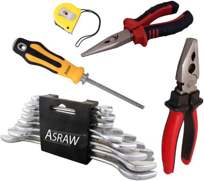 

Asraw Hand Tool Kit(13 Tools), Multicolor
