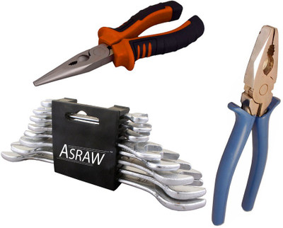 

Asraw Hand Tool Kit(11 Tools), Multicolor