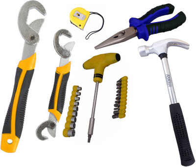 

Asraw Hand Tool Kit(6 Tools), Multicolor