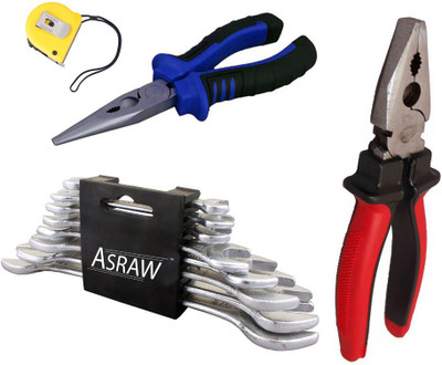 

Asraw Hand Tool Kit(12 Tools), Multicolor