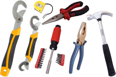 

Asraw Hand Tool Kit(7 Tools), Multicolor