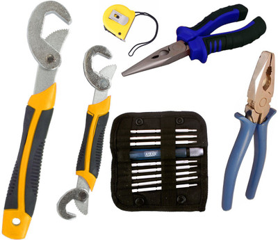 

Asraw Hand Tool Kit(6 Tools), Multicolor