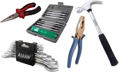 

Asraw Hand Tool Kit(13 Tools), Multicolor